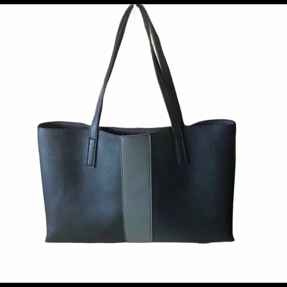 Vince Camuto Vegan Leather black Tote